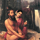 Raja Ravi Verma’s painting on the apsara Menaka seducing the sage Vishwamitra.